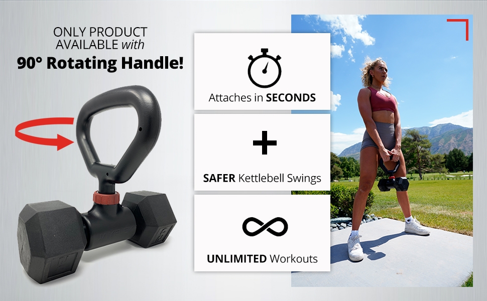 jayflex hyperbell adjustable converter kettlebell handle weight