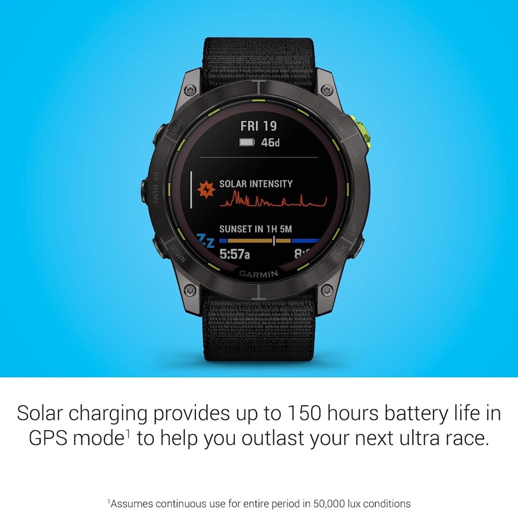 Garmin Enduro™ 2 – Ultraperformance Watch, Long-Lasting GPS Battery ...