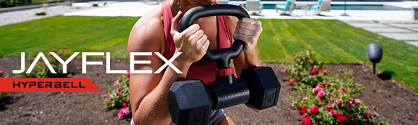 JayFlex Hyperbell Dumbbell Kettlebell Converter Adjustable Weight