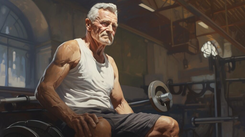 old man gym