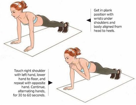 Plyometric Push-Up with Shoulder Tap