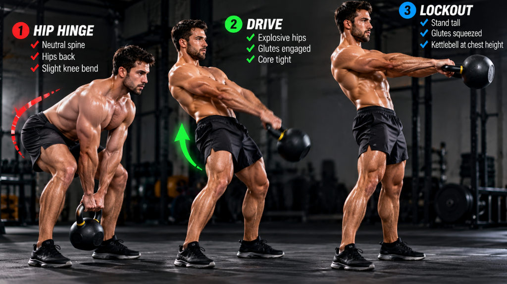 Kettlebell Swing Guide for Explosive Power and Fat Loss 3 Kettlebell Swing Guide for Explosive Power and Fat Loss